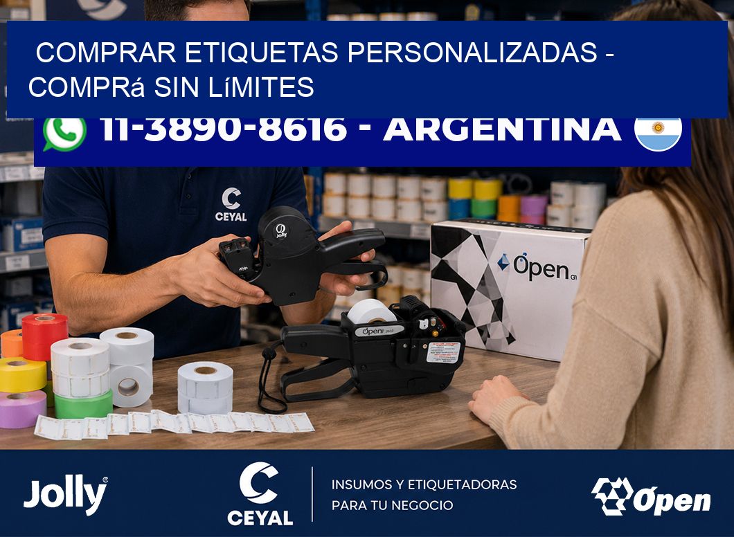 COMPRAR ETIQUETAS PERSONALIZADAS - Comprá sin límites