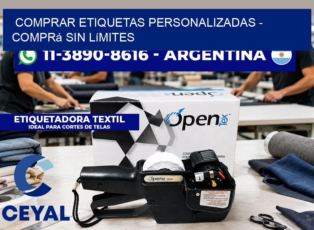 COMPRAR ETIQUETAS PERSONALIZADAS - Comprá sin límites