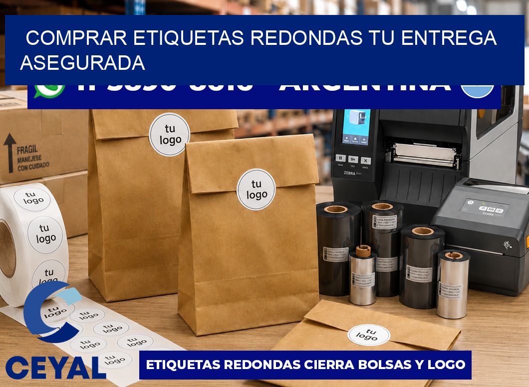 COMPRAR ETIQUETAS REDONDAS Tu entrega asegurada