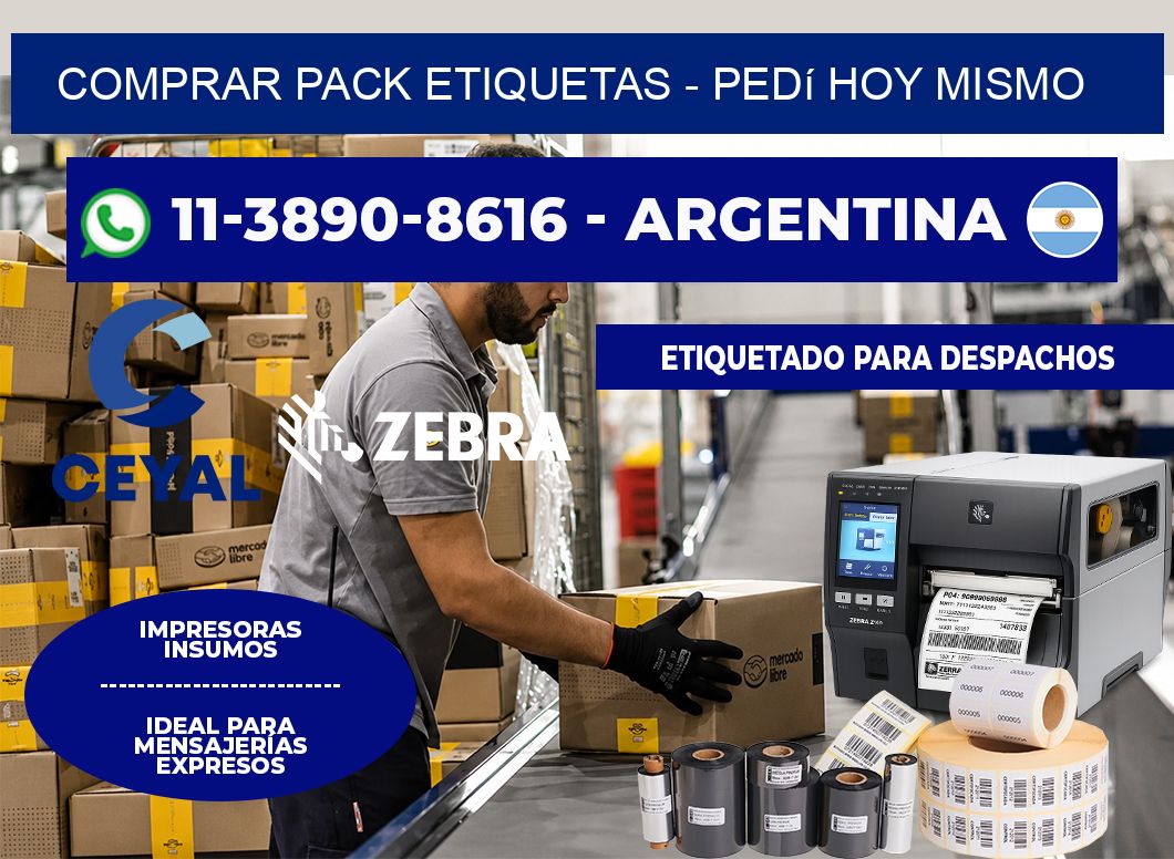 COMPRAR PACK ETIQUETAS - Pedí hoy mismo