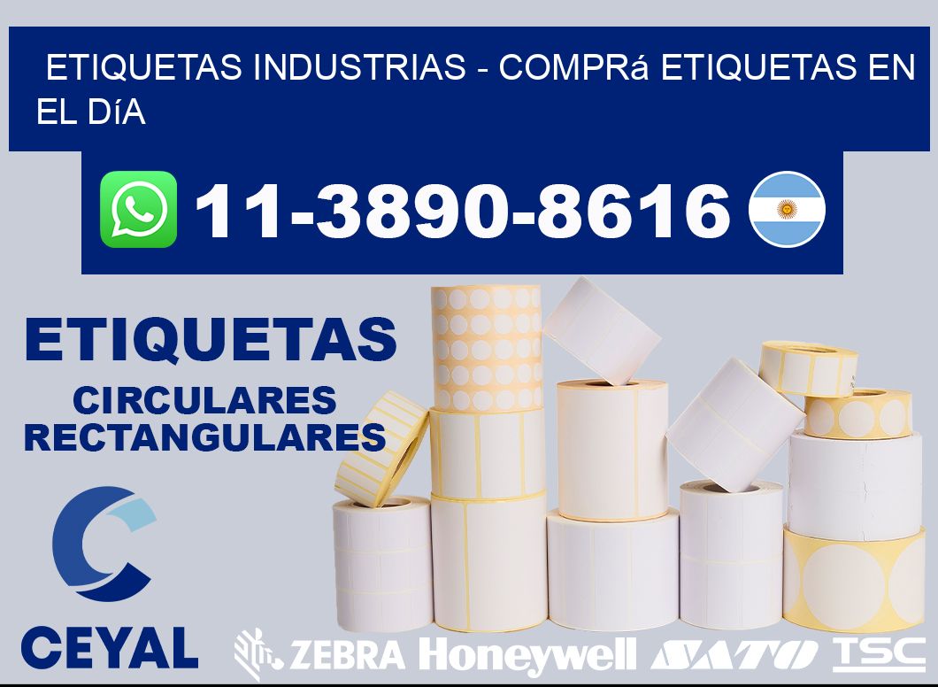 ETIQUETAS INDUSTRIAS - Comprá etiquetas en el día