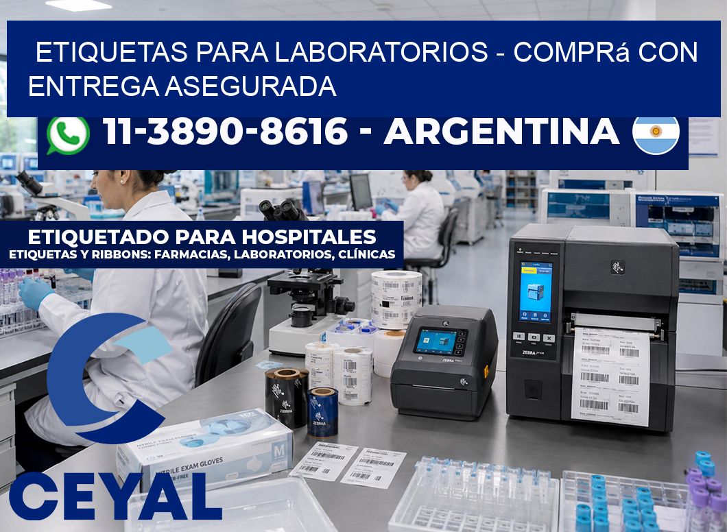 ETIQUETAS PARA LABORATORIOS - Comprá con entrega asegurada