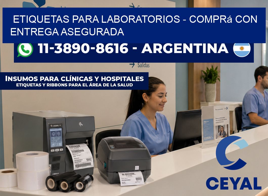 ETIQUETAS PARA LABORATORIOS - Comprá con entrega asegurada