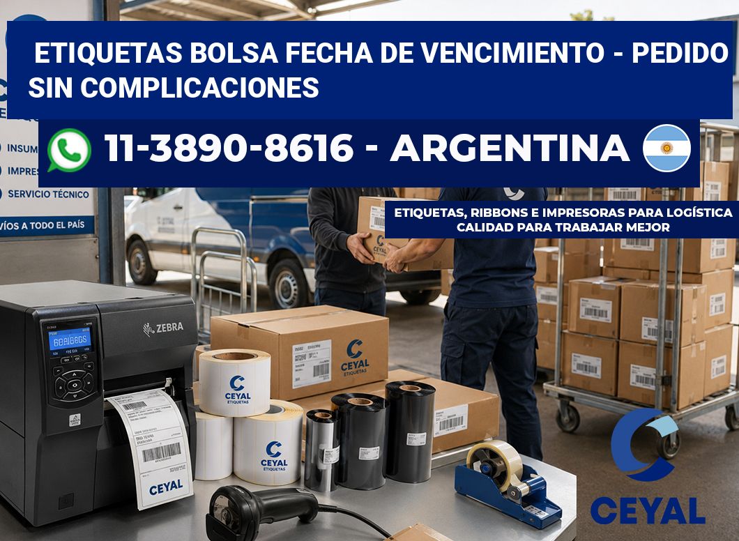 Etiquetas Bolsa fecha de vencimiento – Pedido sin complicaciones