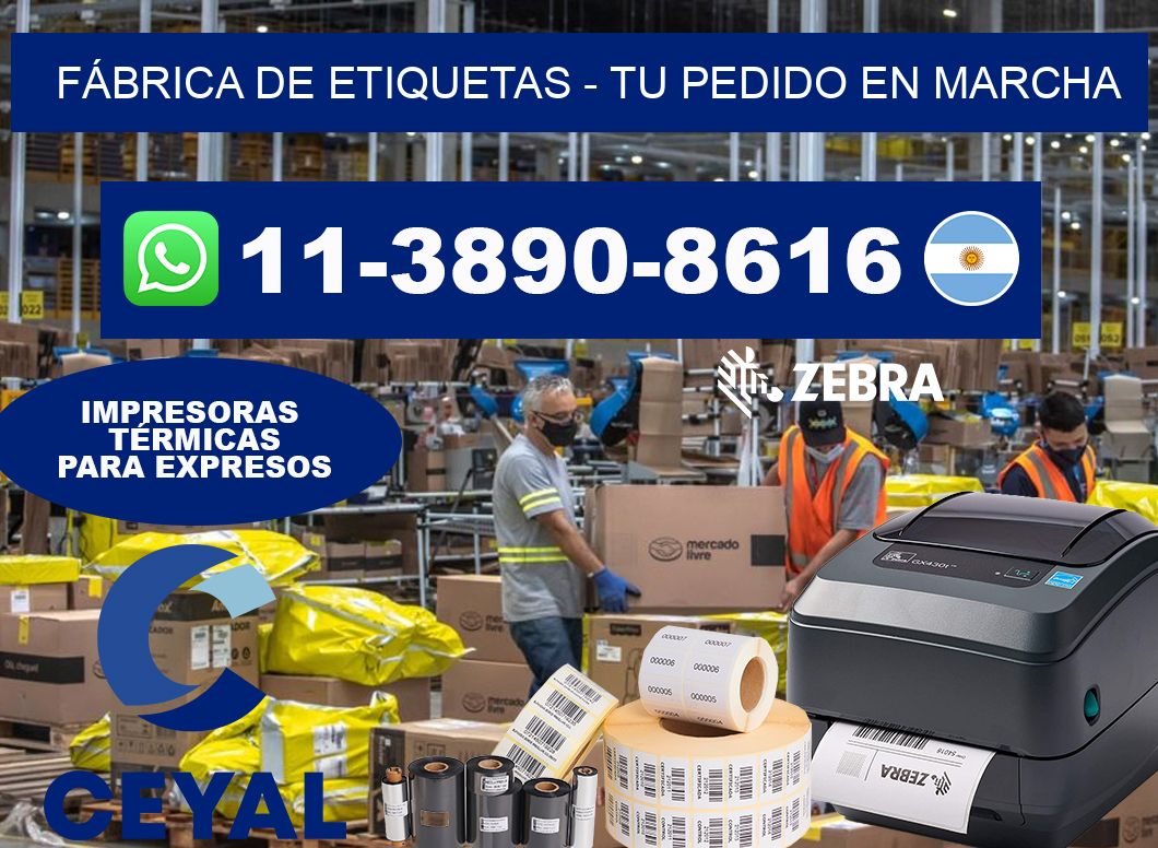 FÁBRICA DE ETIQUETAS - Tu pedido en marcha