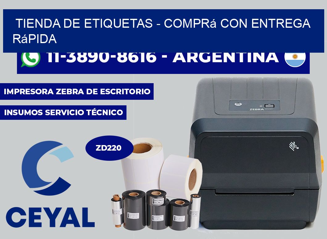 TIENDA DE ETIQUETAS - Comprá con entrega rápida