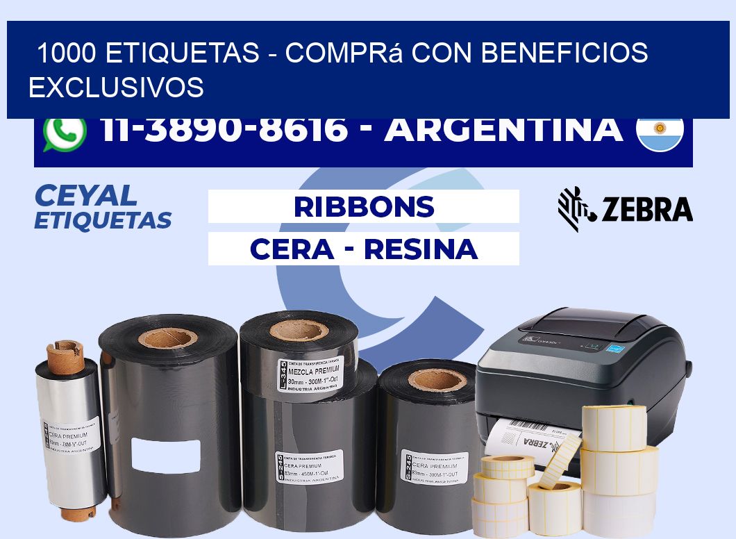 1000 ETIQUETAS - Comprá con beneficios exclusivos