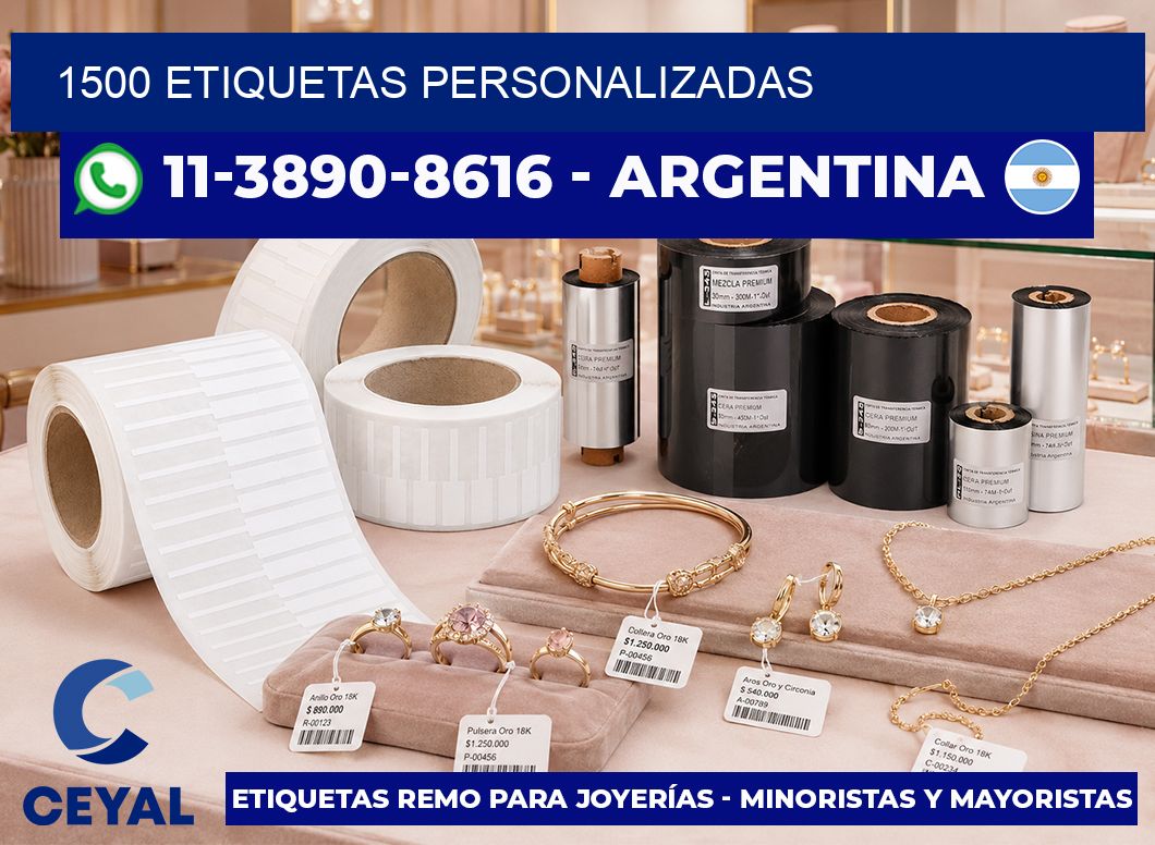 1500 ETIQUETAS PERSONALIZADAS