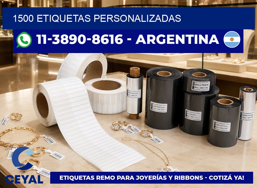 1500 ETIQUETAS PERSONALIZADAS