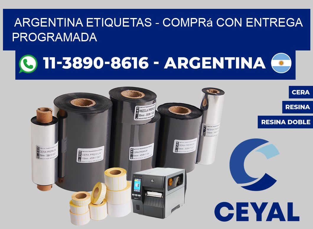 ARGENTINA ETIQUETAS - Comprá con entrega programada