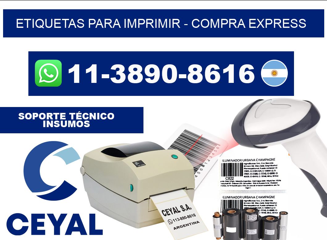 ETIQUETAS PARA IMPRIMIR - Compra express
