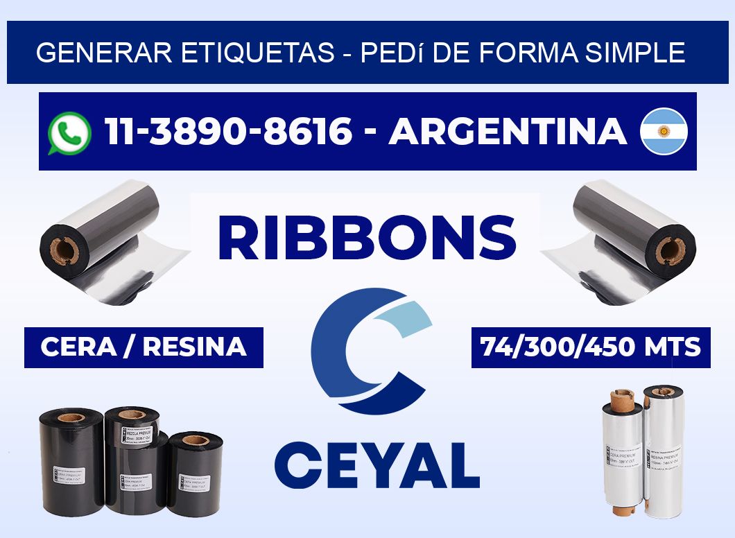 GENERAR ETIQUETAS - Pedí de forma simple