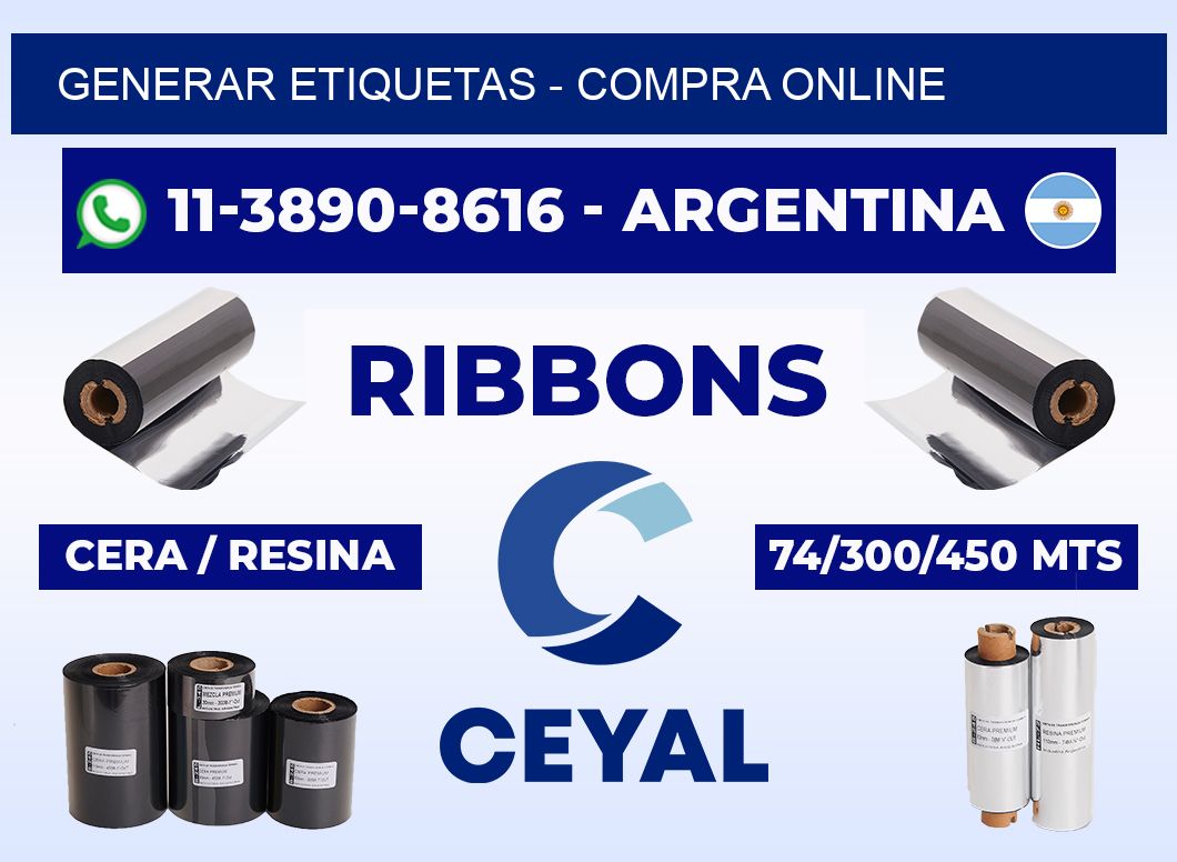 GENERAR ETIQUETAS - compra online