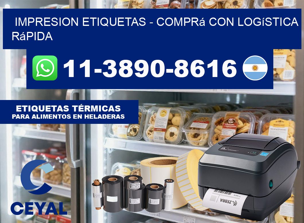 IMPRESION ETIQUETAS – Comprá con logística rápida