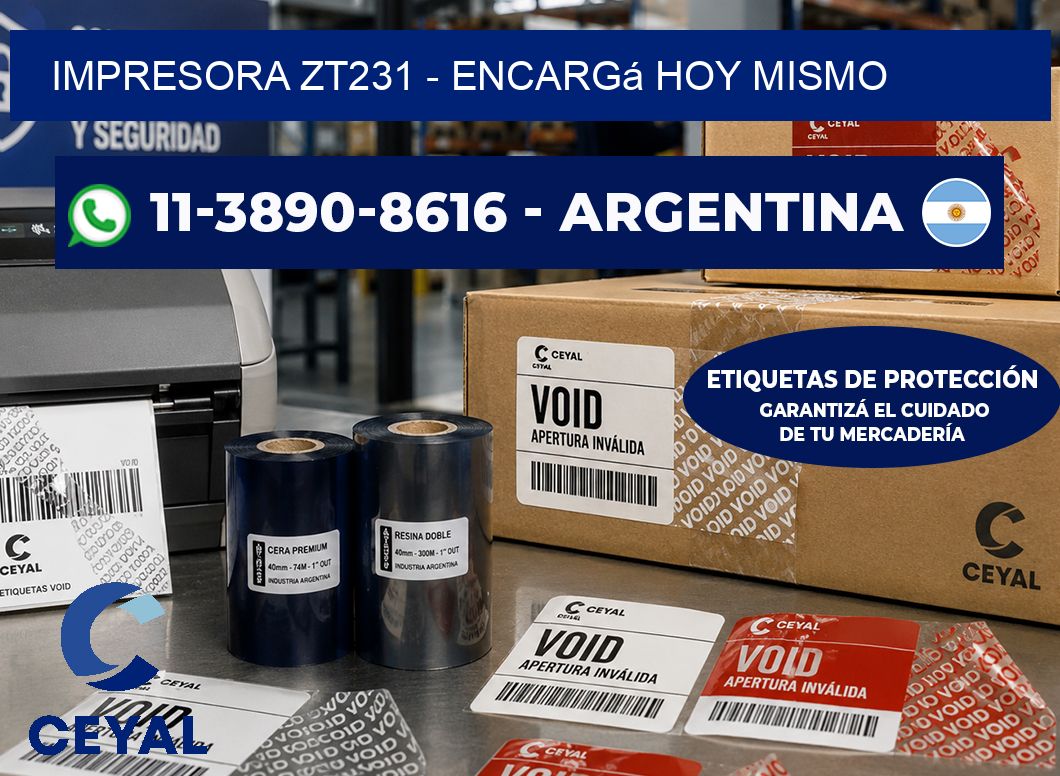 IMPRESORA ZT231 - Encargá hoy mismo