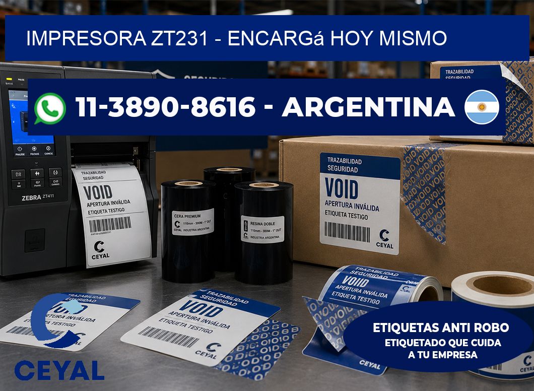 IMPRESORA ZT231 - Encargá hoy mismo