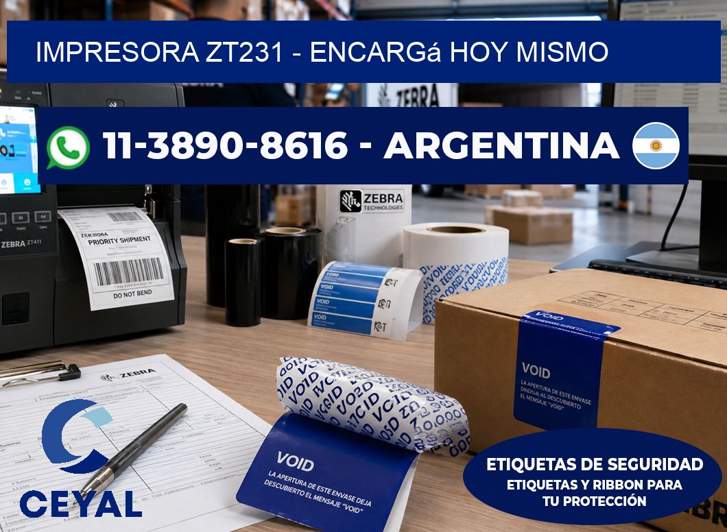 IMPRESORA ZT231 – Encargá hoy mismo