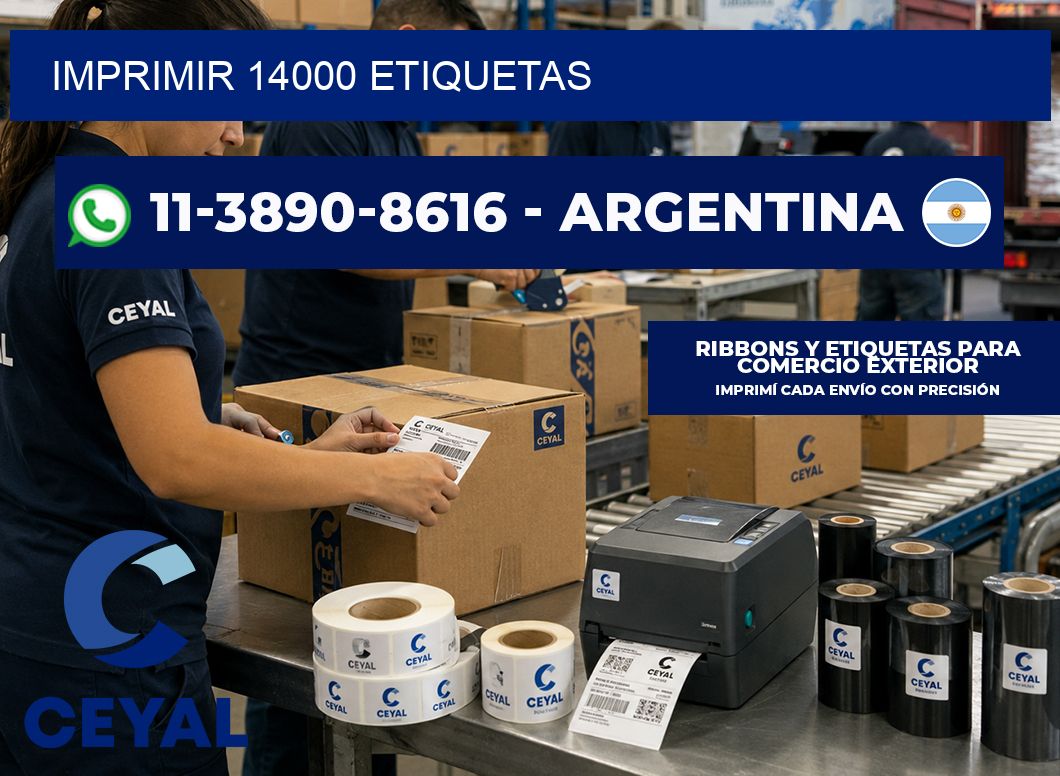 IMPRIMIR 14000 ETIQUETAS