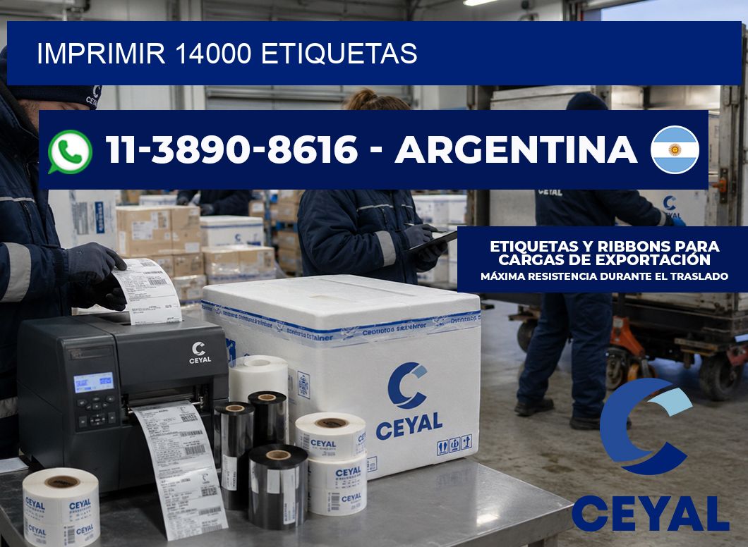 IMPRIMIR 14000 ETIQUETAS