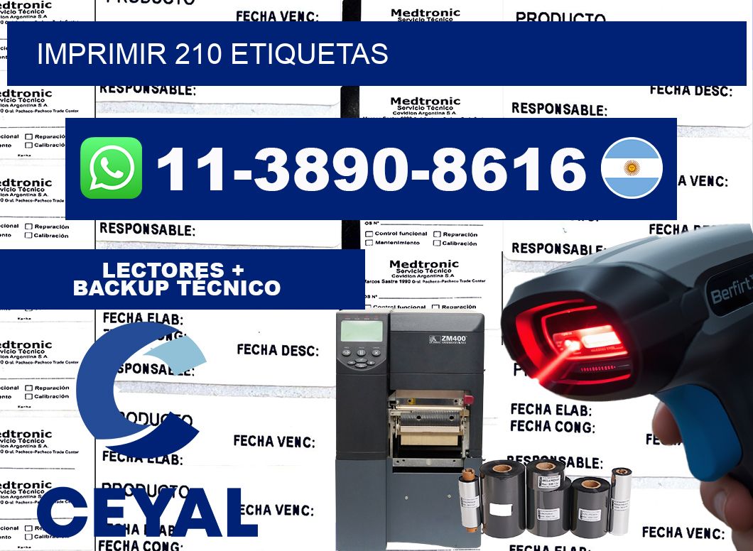 IMPRIMIR 210 ETIQUETAS