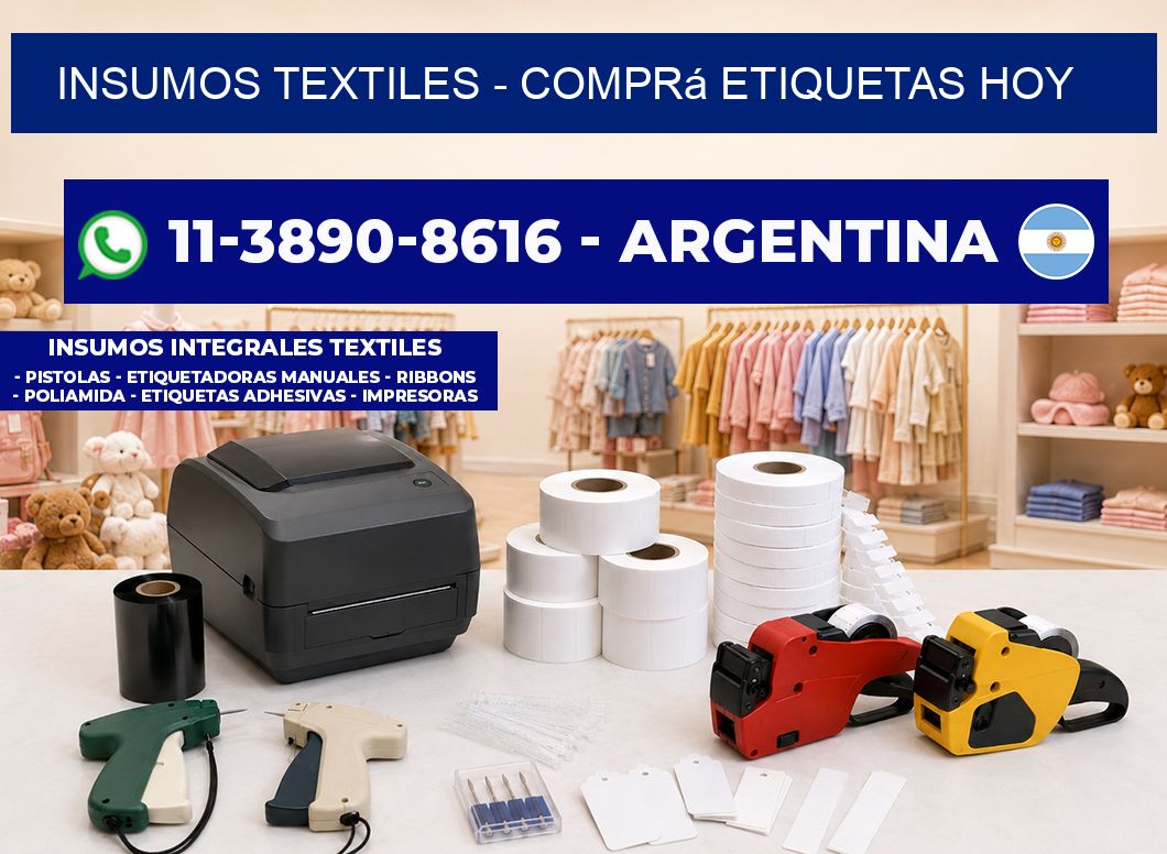 INSUMOS TEXTILES - Comprá etiquetas hoy