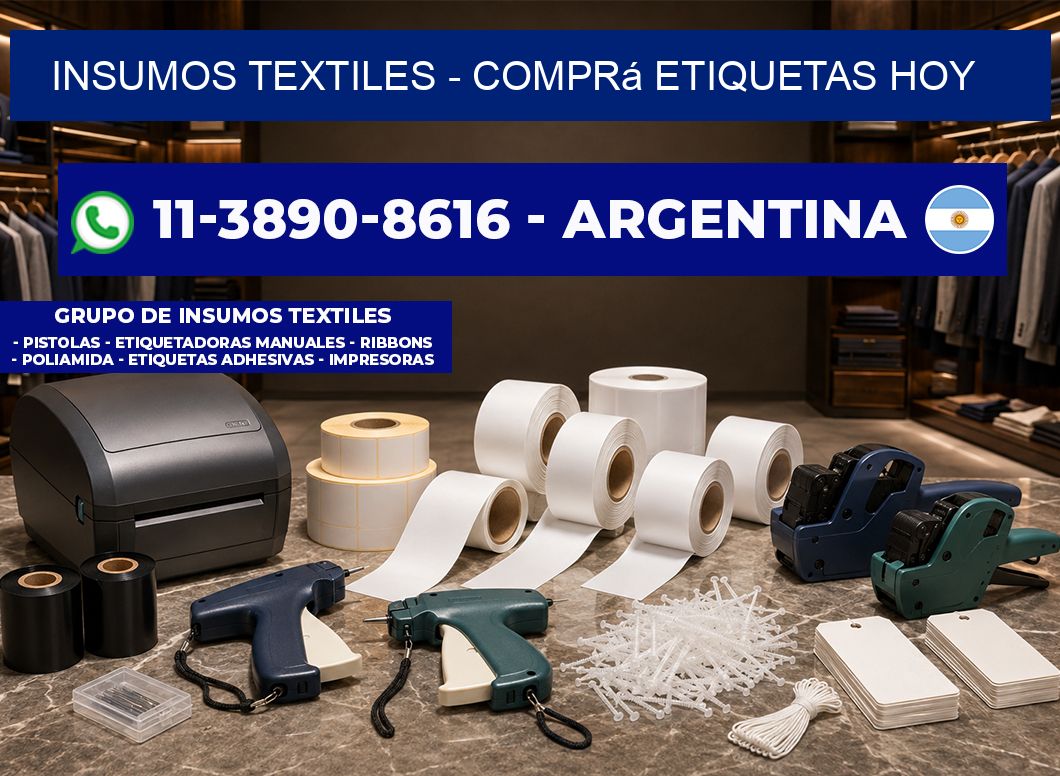 INSUMOS TEXTILES - Comprá etiquetas hoy