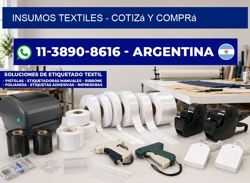 INSUMOS TEXTILES - Cotizá y comprá