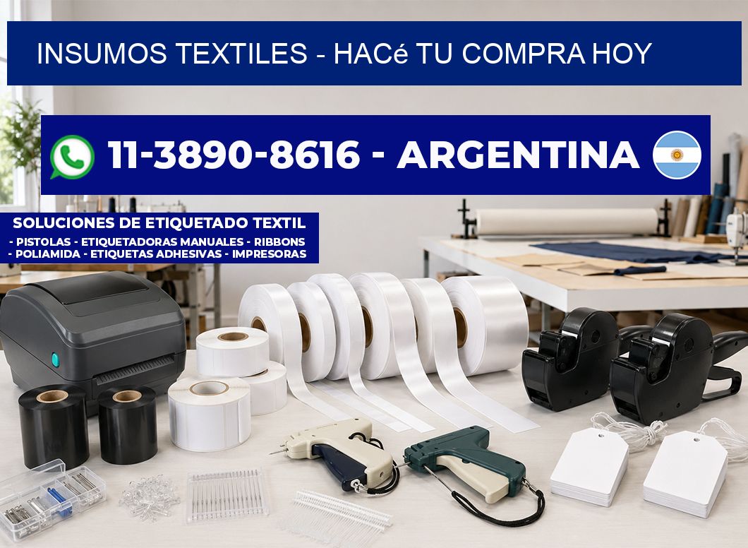 INSUMOS TEXTILES - Hacé tu compra hoy