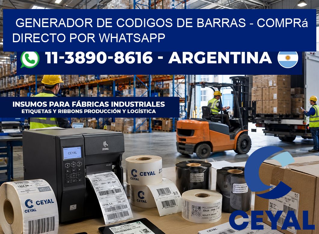 generador de codigos de barras – Comprá directo por WhatsApp