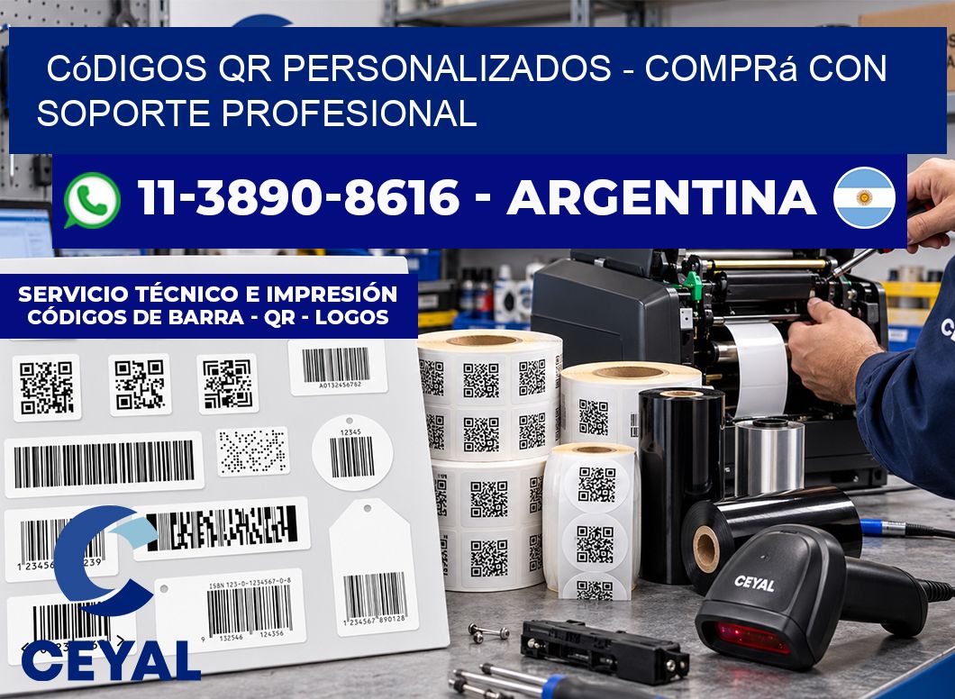 Códigos QR Personalizados - Comprá con soporte profesional