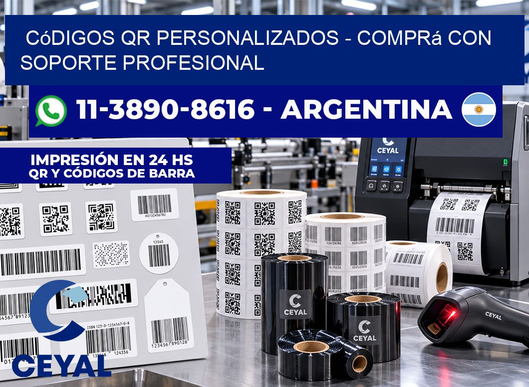 Códigos QR Personalizados – Comprá con soporte profesional