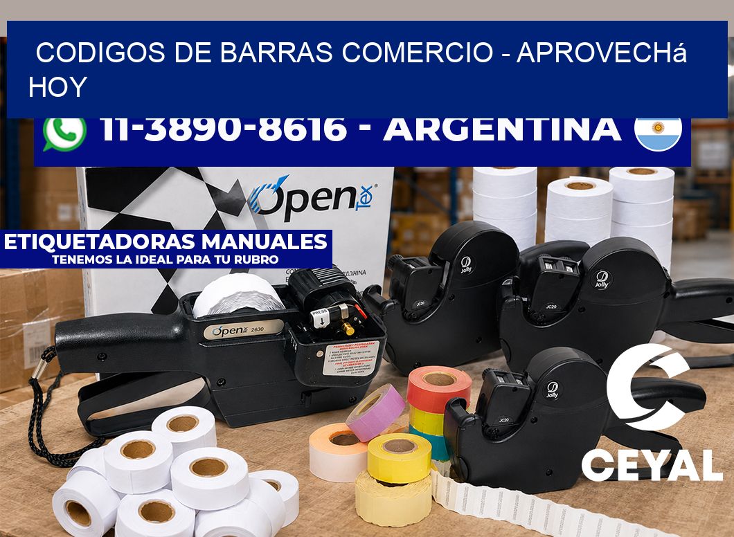 Codigos de barras comercio - Aprovechá hoy