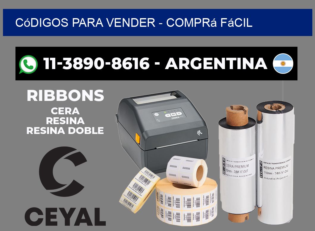 Códigos para vender - Comprá fácil