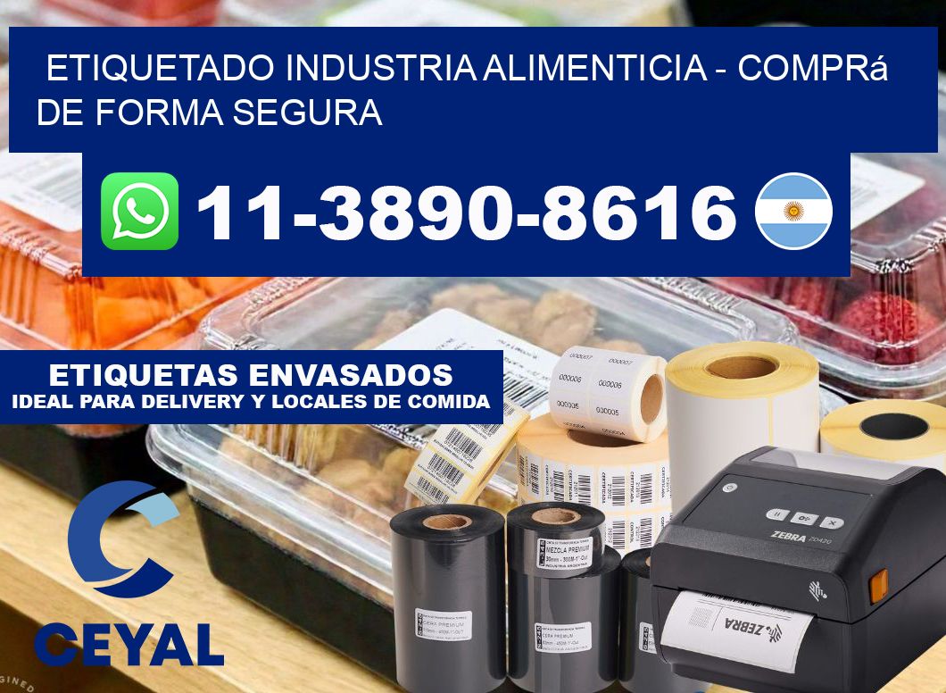 ETIQUETADO INDUSTRIA ALIMENTICIA - Comprá de forma segura