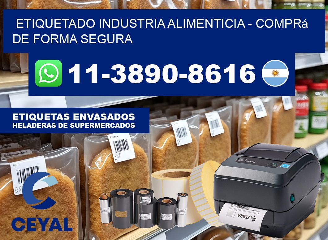ETIQUETADO INDUSTRIA ALIMENTICIA - Comprá de forma segura