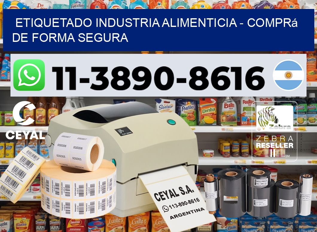 ETIQUETADO INDUSTRIA ALIMENTICIA - Comprá de forma segura