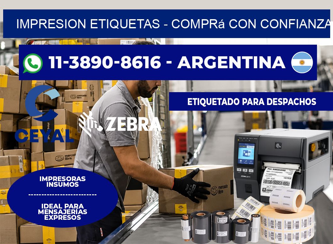 IMPRESION ETIQUETAS – Comprá con confianza
