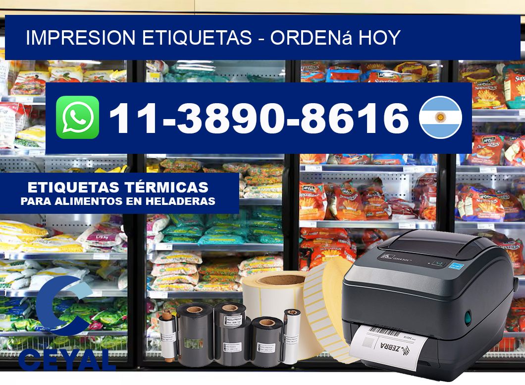 IMPRESION ETIQUETAS – Ordená hoy