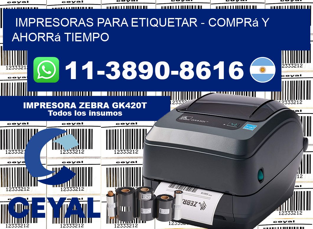 IMPRESORAS PARA ETIQUETAR – Comprá y ahorrá tiempo