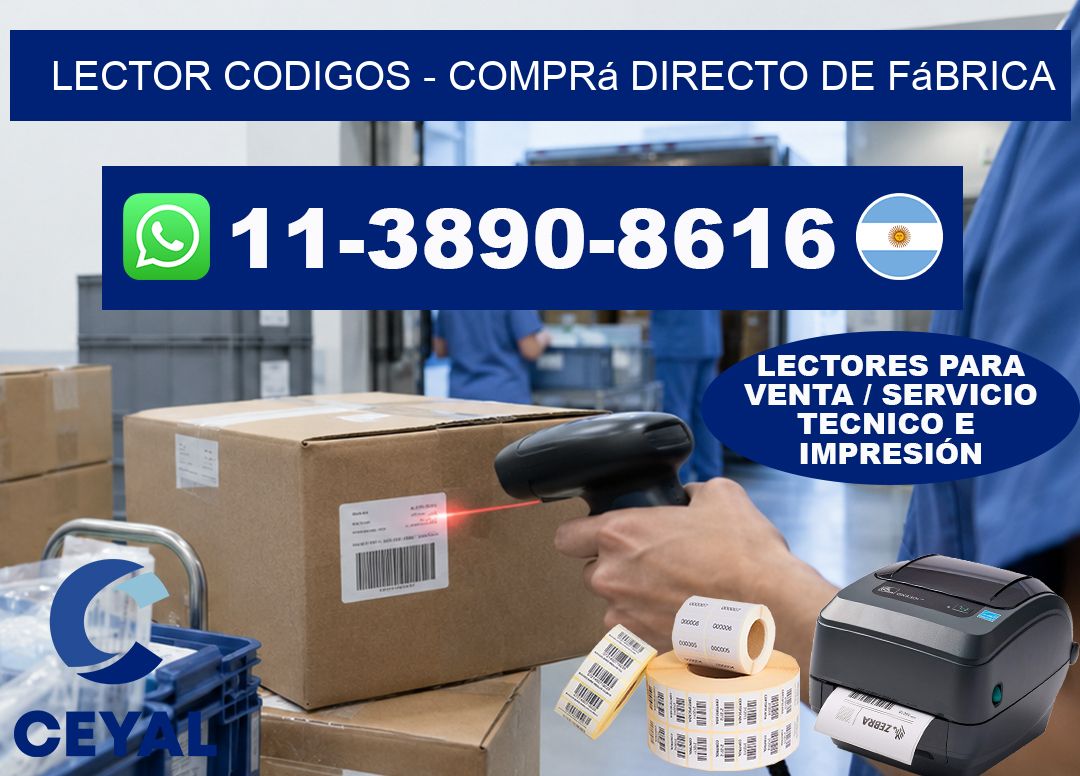 LECTOR CODIGOS – Comprá directo de fábrica