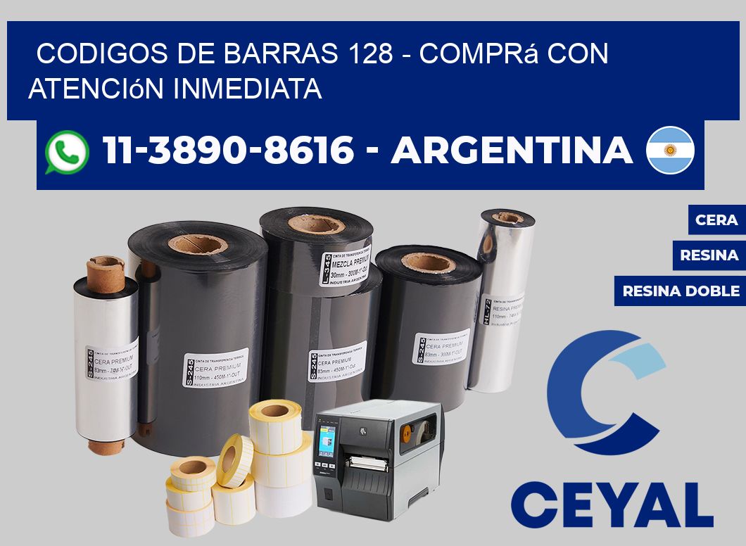 codigos de barras 128 - Comprá con atención inmediata