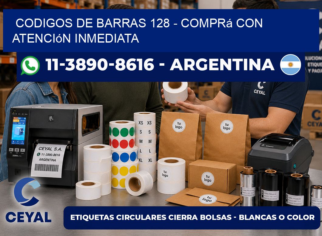 codigos de barras 128 – Comprá con atención inmediata
