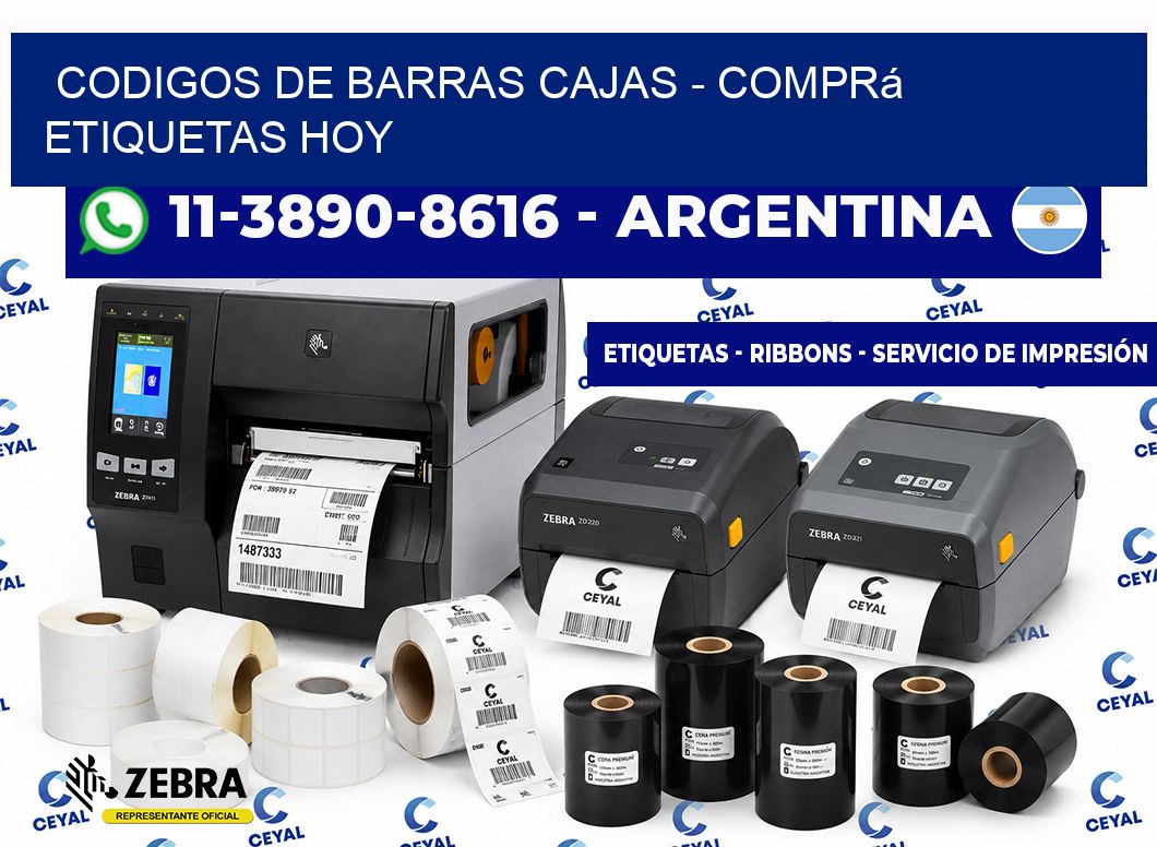 codigos de barras cajas – Comprá etiquetas hoy