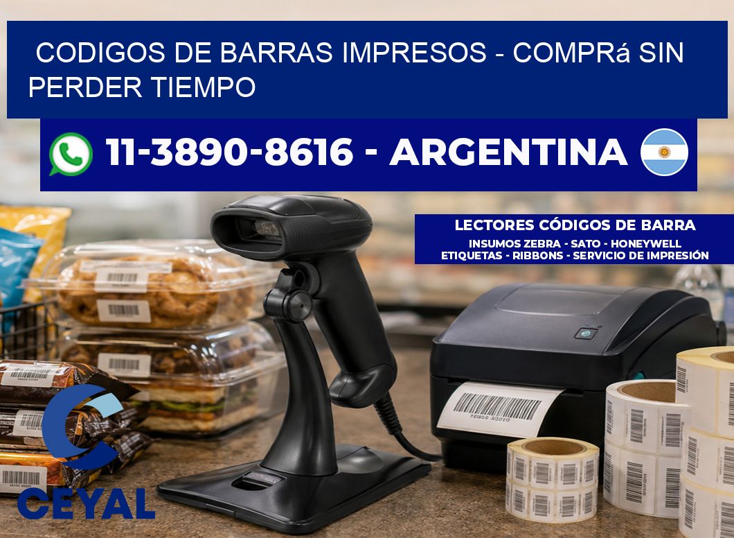 codigos de barras impresos – Comprá sin perder tiempo