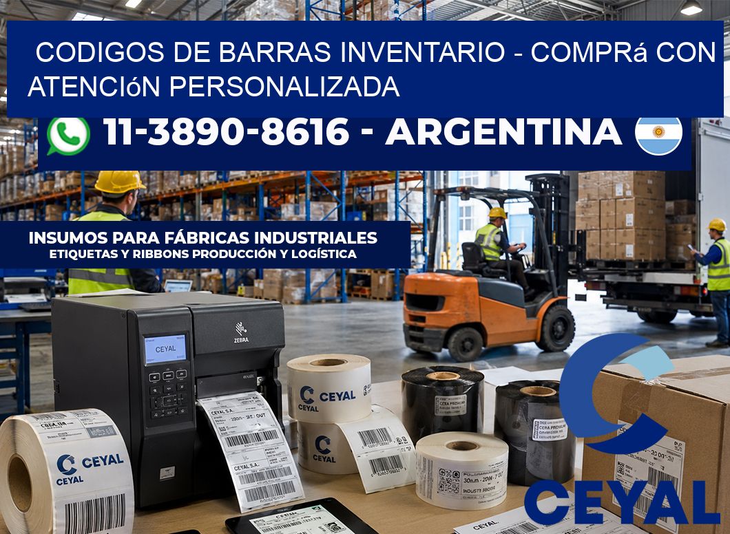 codigos de barras inventario – Comprá con atención personalizada