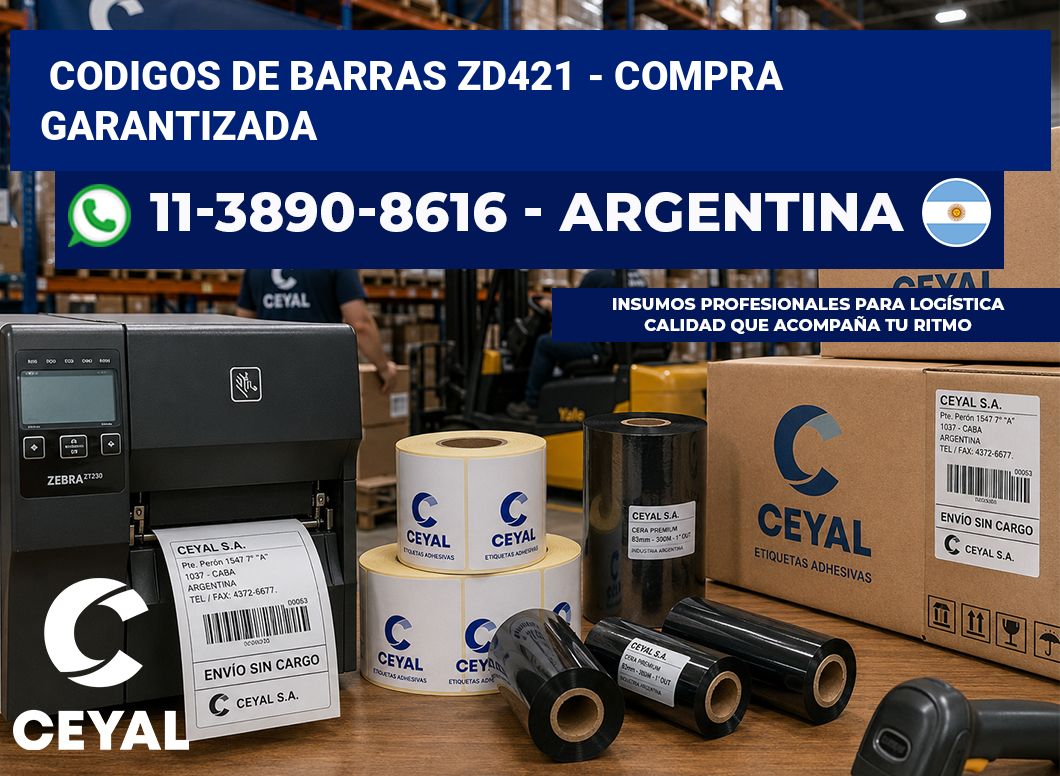 codigos de barras zd421 - Compra garantizada