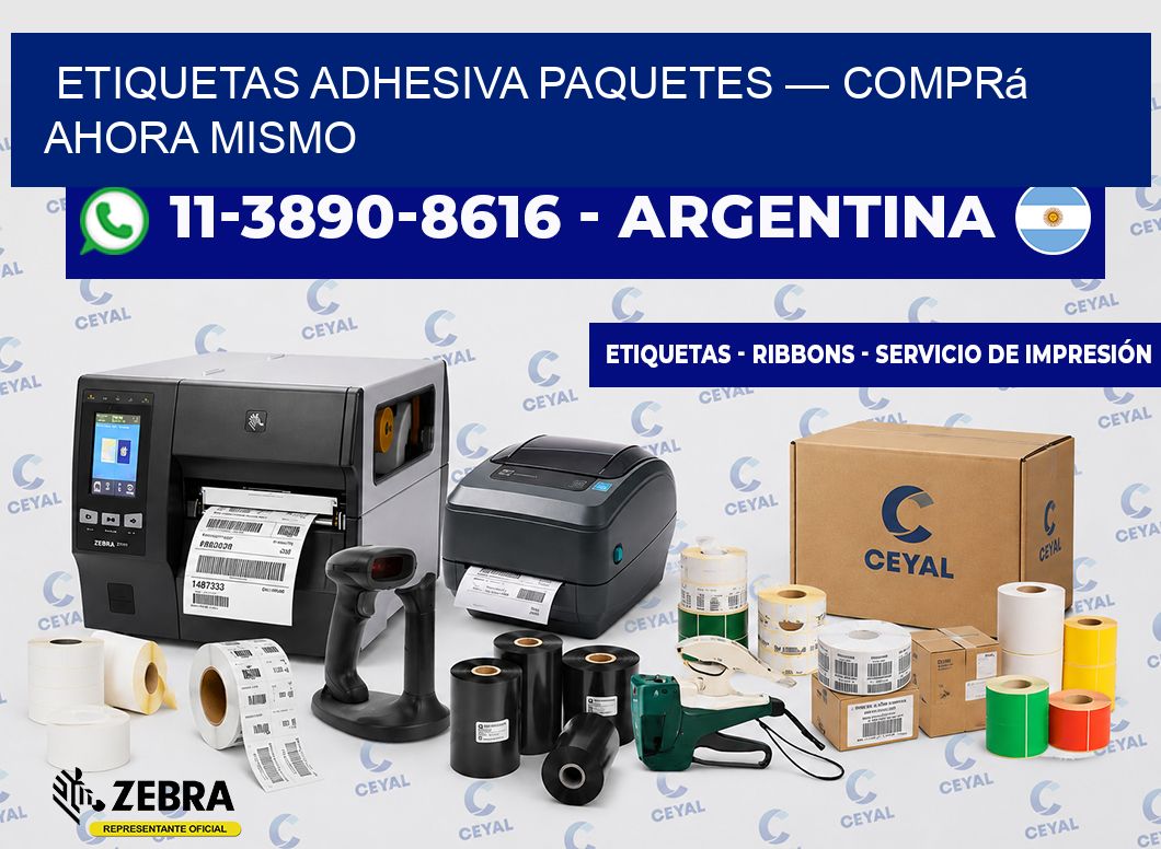 etiquetas adhesiva paquetes — Comprá ahora mismo