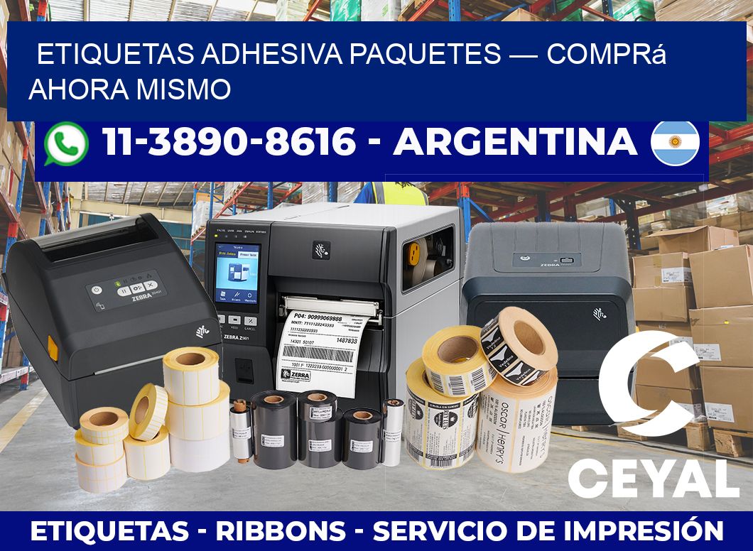 etiquetas adhesiva paquetes — Comprá ahora mismo