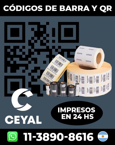 Códigos barras en Papel - Comprá con asesoramiento