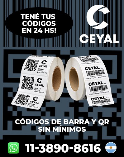 Códigos de barras Personalizados - Comprá con soporte profesional